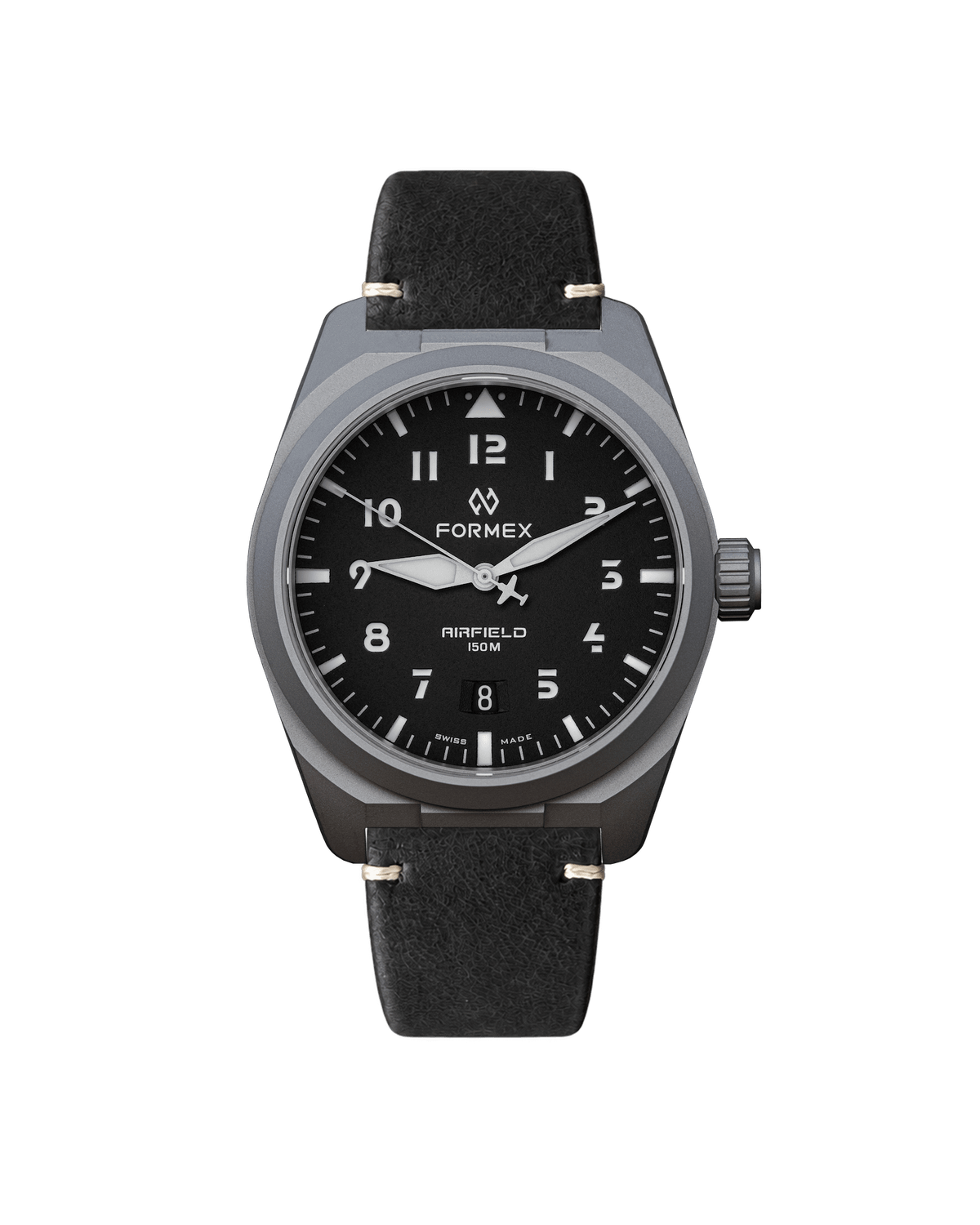 Hodinky Formex AIRFIELD Automatic - Jet Black