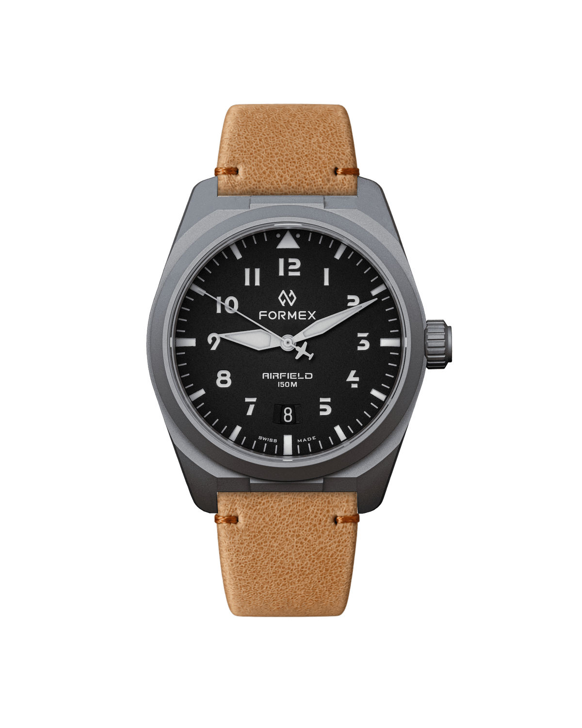 Hodinky Formex AIRFIELD Automatic - Jet Black