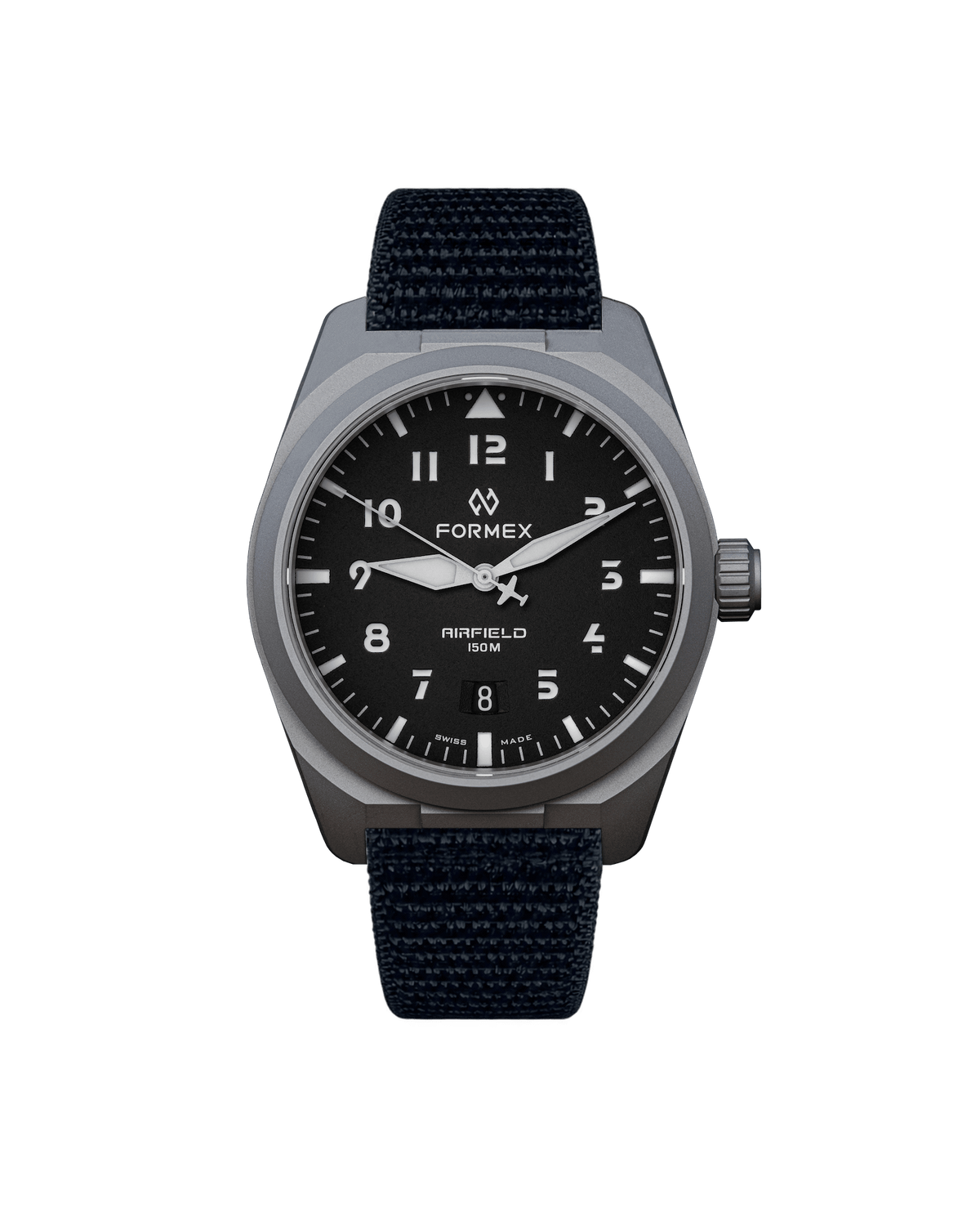 Hodinky Formex AIRFIELD Automatic - Jet Black