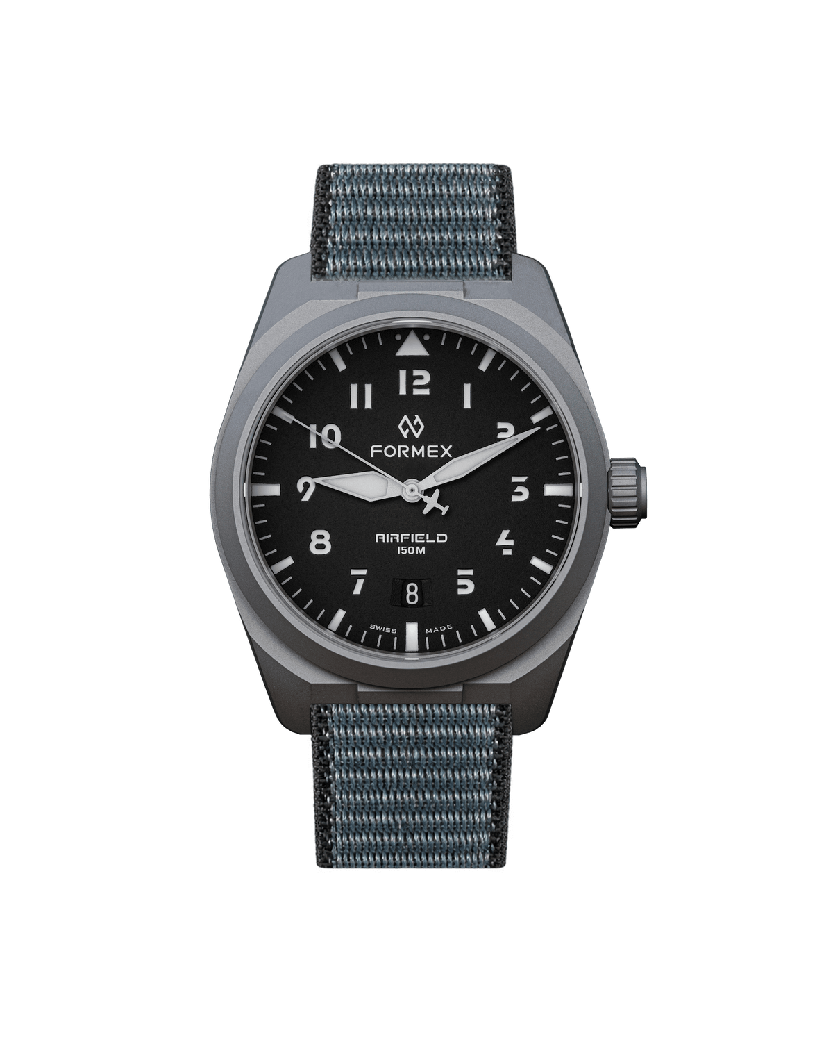 Hodinky Formex AIRFIELD Automatic - Jet Black