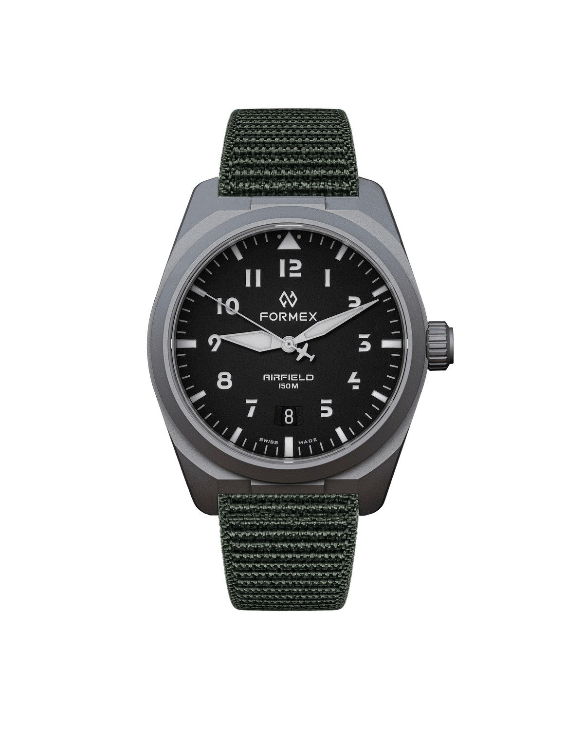Hodinky Formex AIRFIELD Automatic - Jet Black