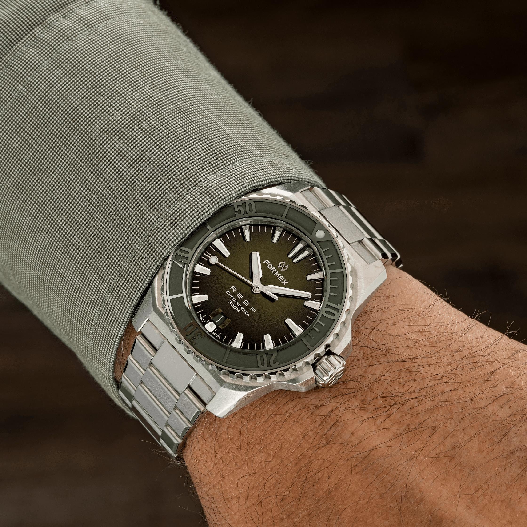 Hodinky Formex Reef 42 mm - Green