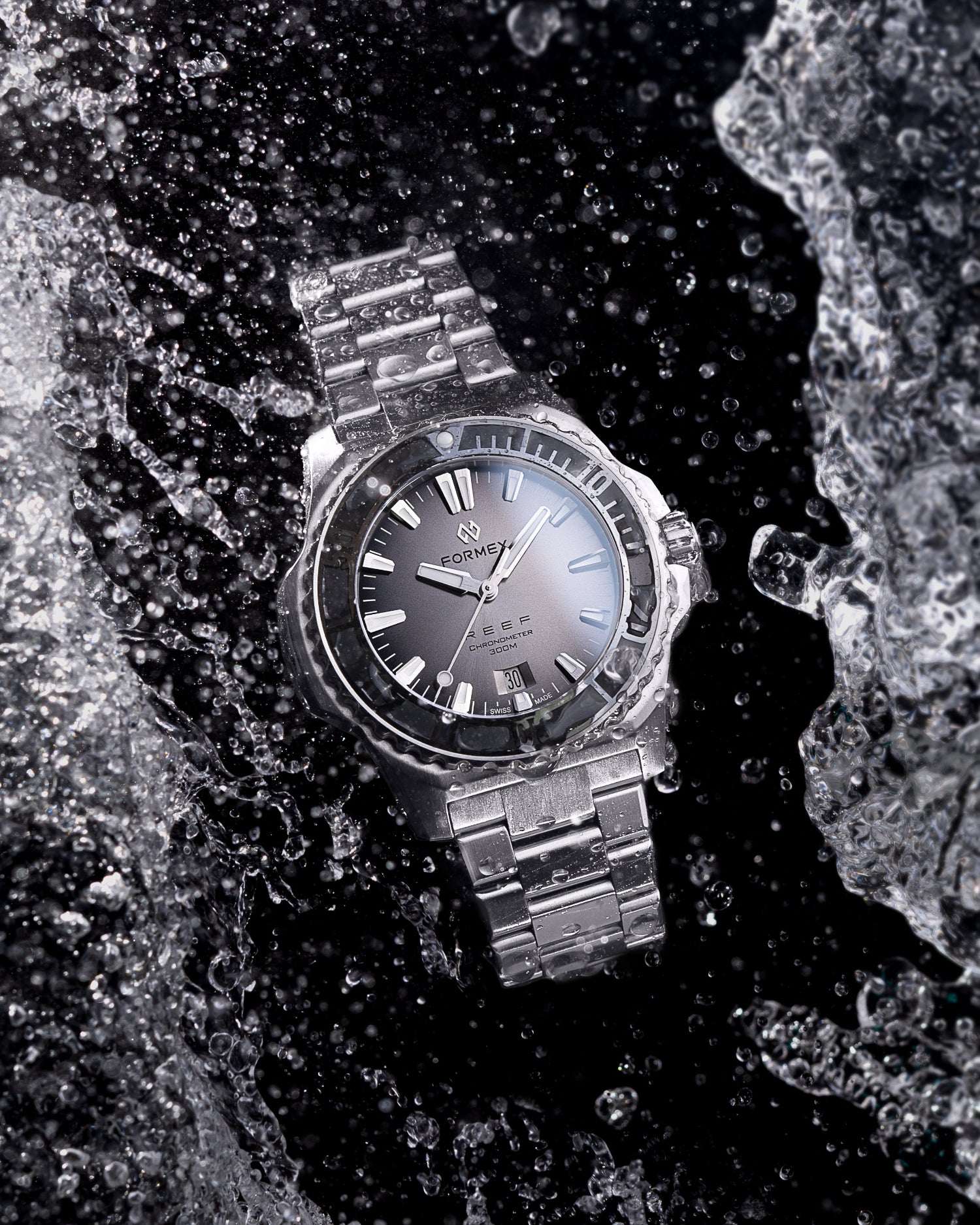 Hodinky Formex Reef 42 mm - Silver