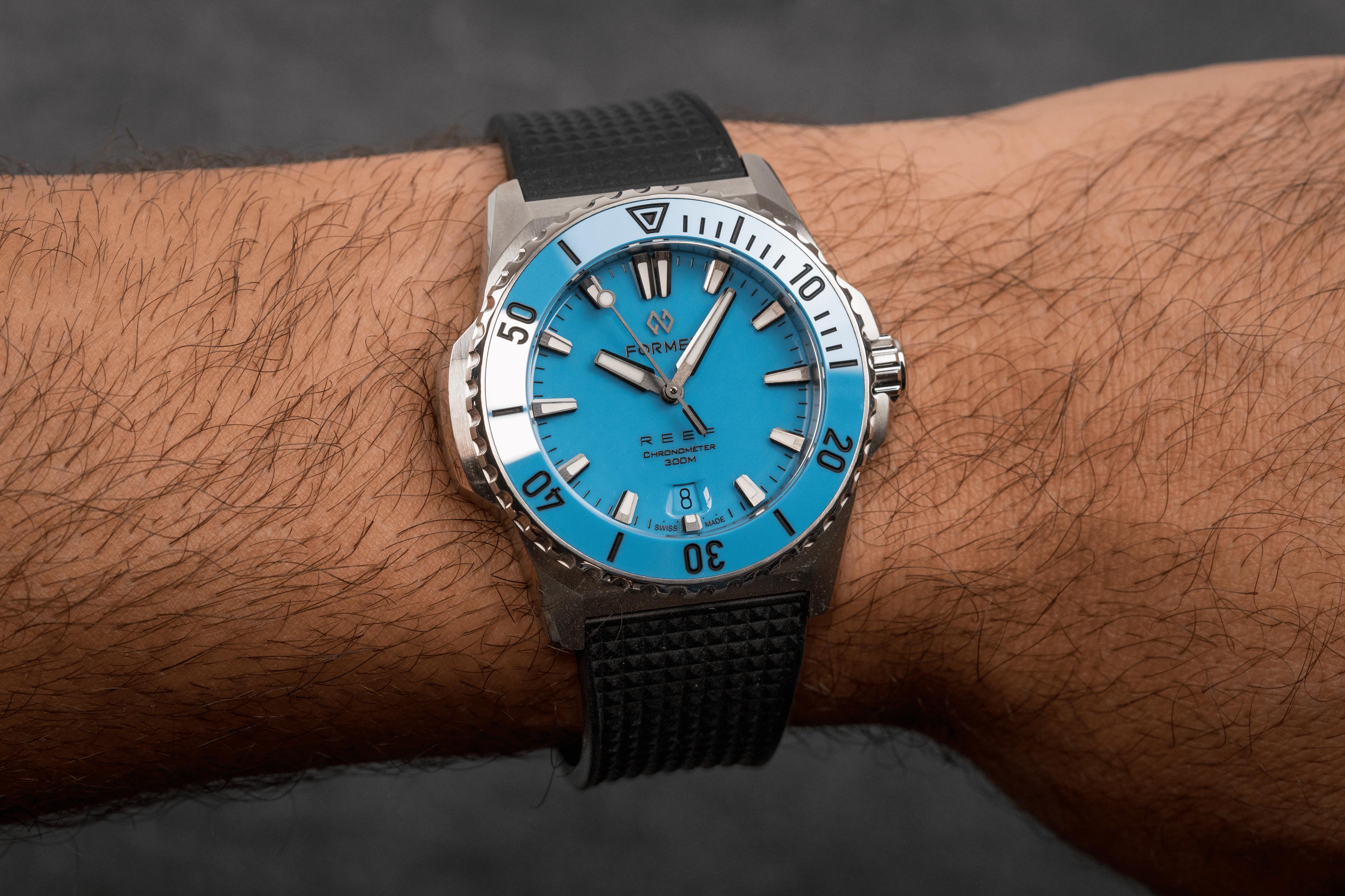 Hodinky Formex Reef 39,5 mm - Bahama Blue