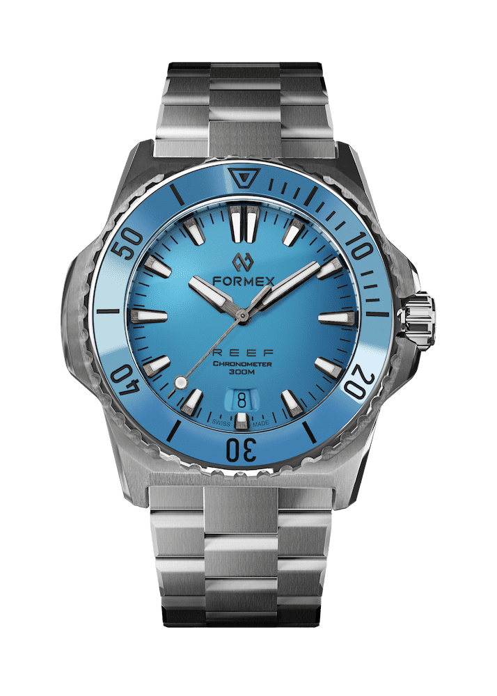 Hodinky Formex Reef 39,5 mm - Bahama Blue