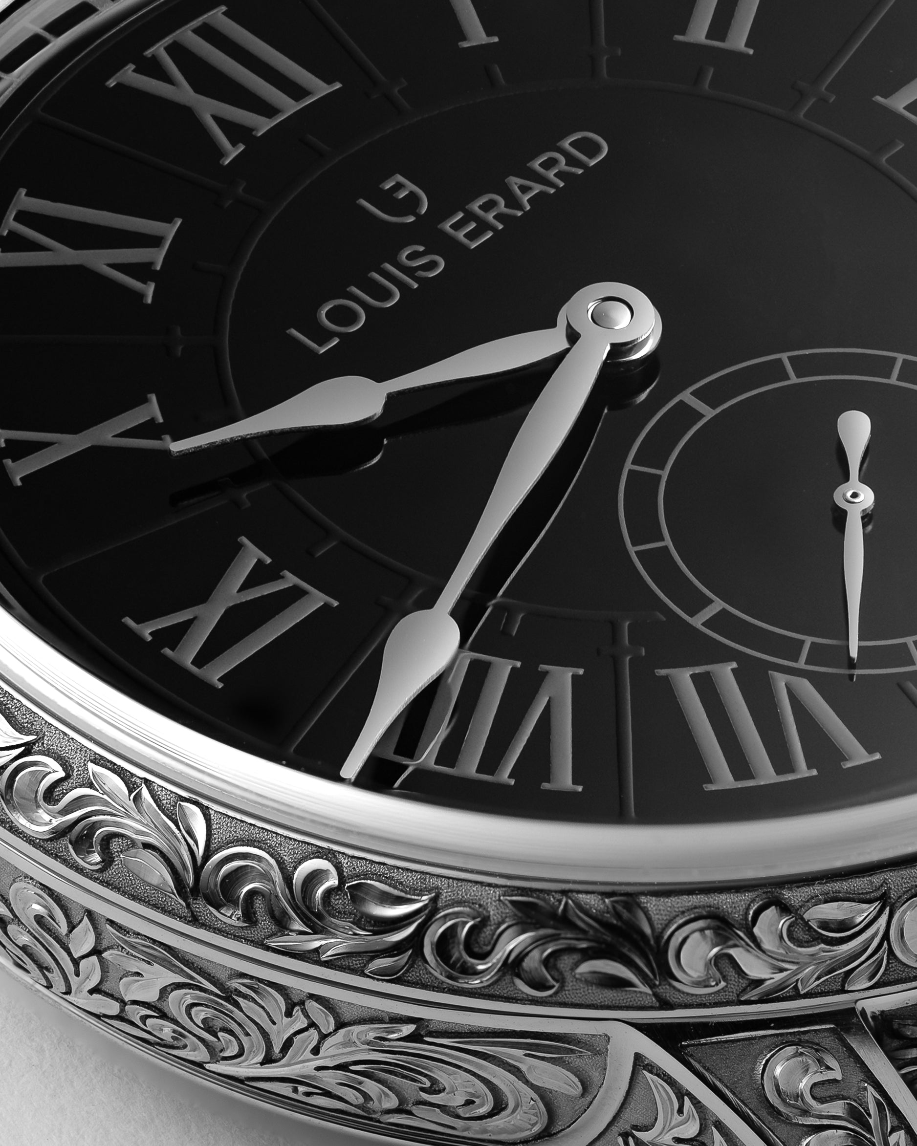Louis Erard Hand-Engraved Watch