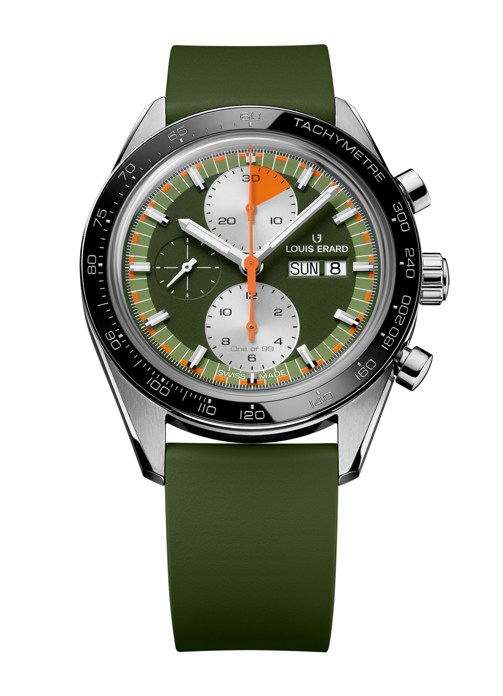 Hodinky Louis Erard 2300 Sport Chronograph Khaki