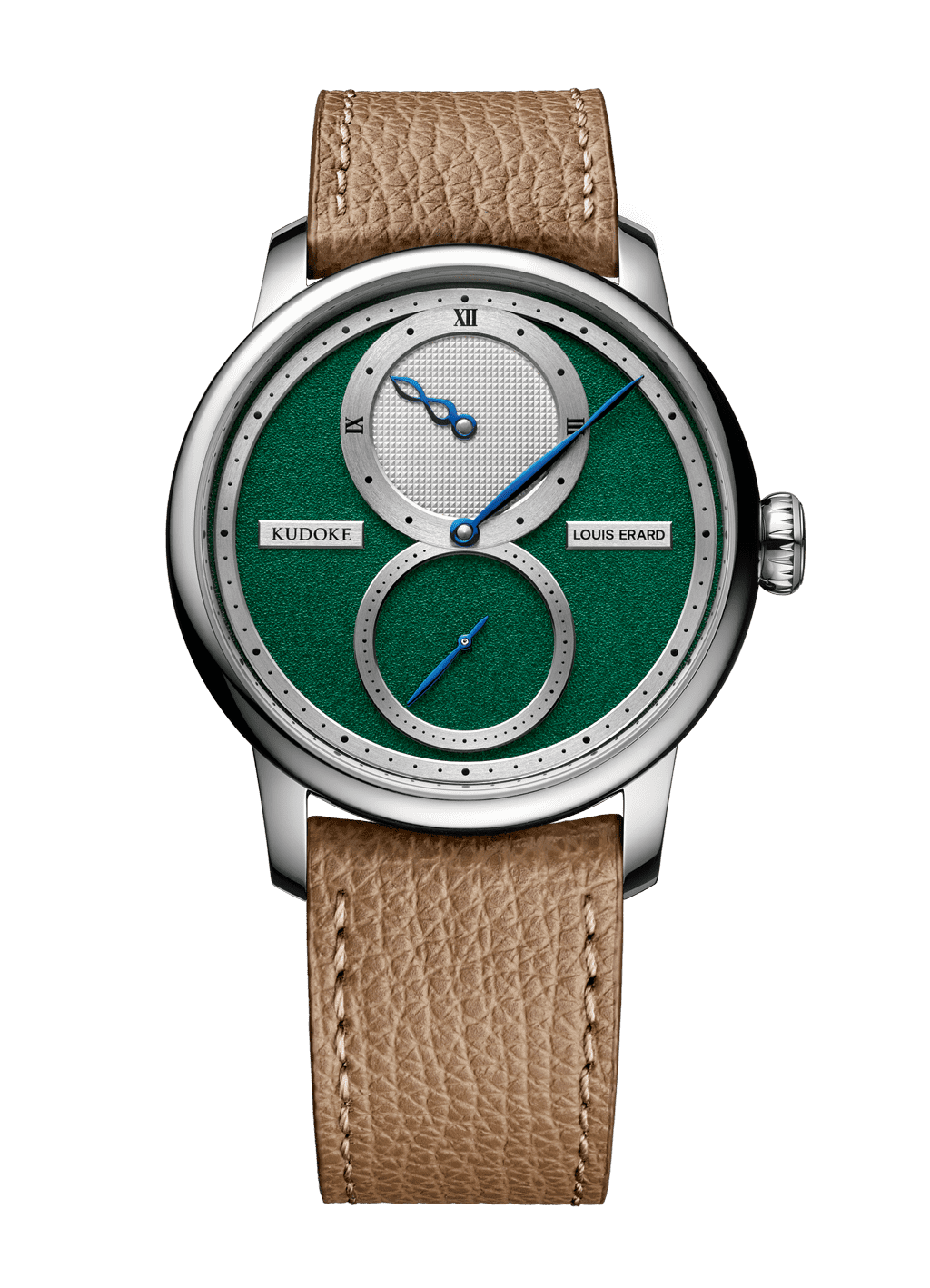 Hodinky LOUIS ERARD X KUDOKE FOREST GREEN