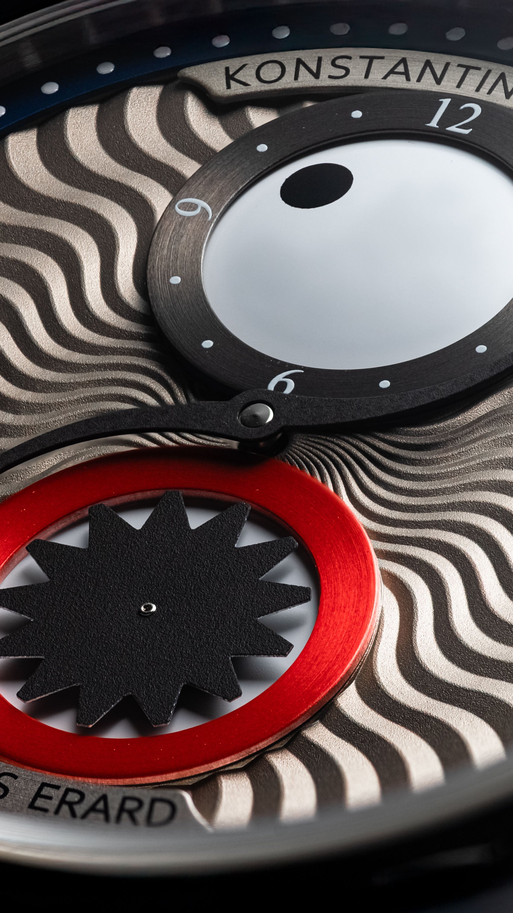 Hodinky Louis Erard x Konstantin Chaykin Time eater III Blue