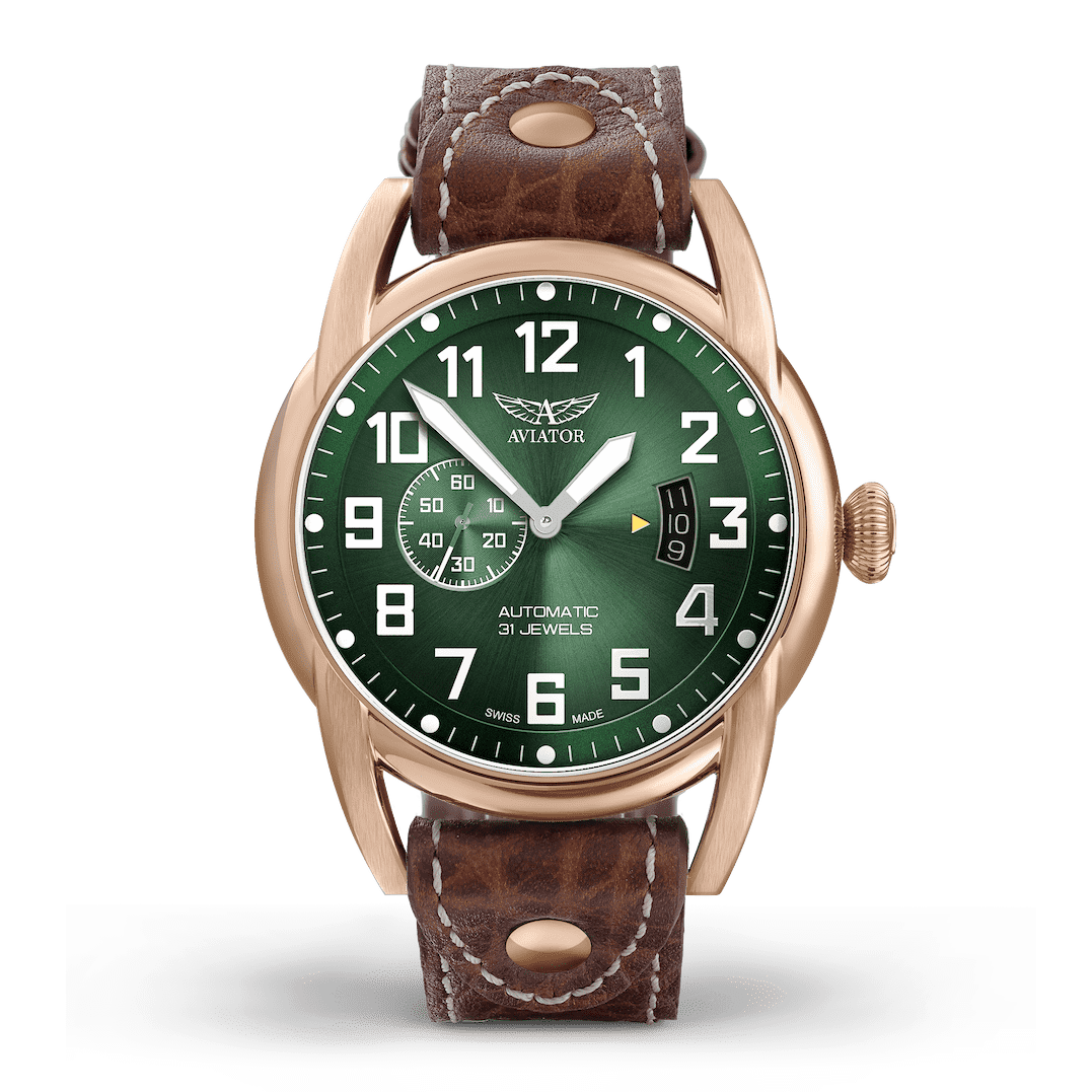 Hodinky AVIATOR SWISS Bristol Scout V.3.18.2.311.4