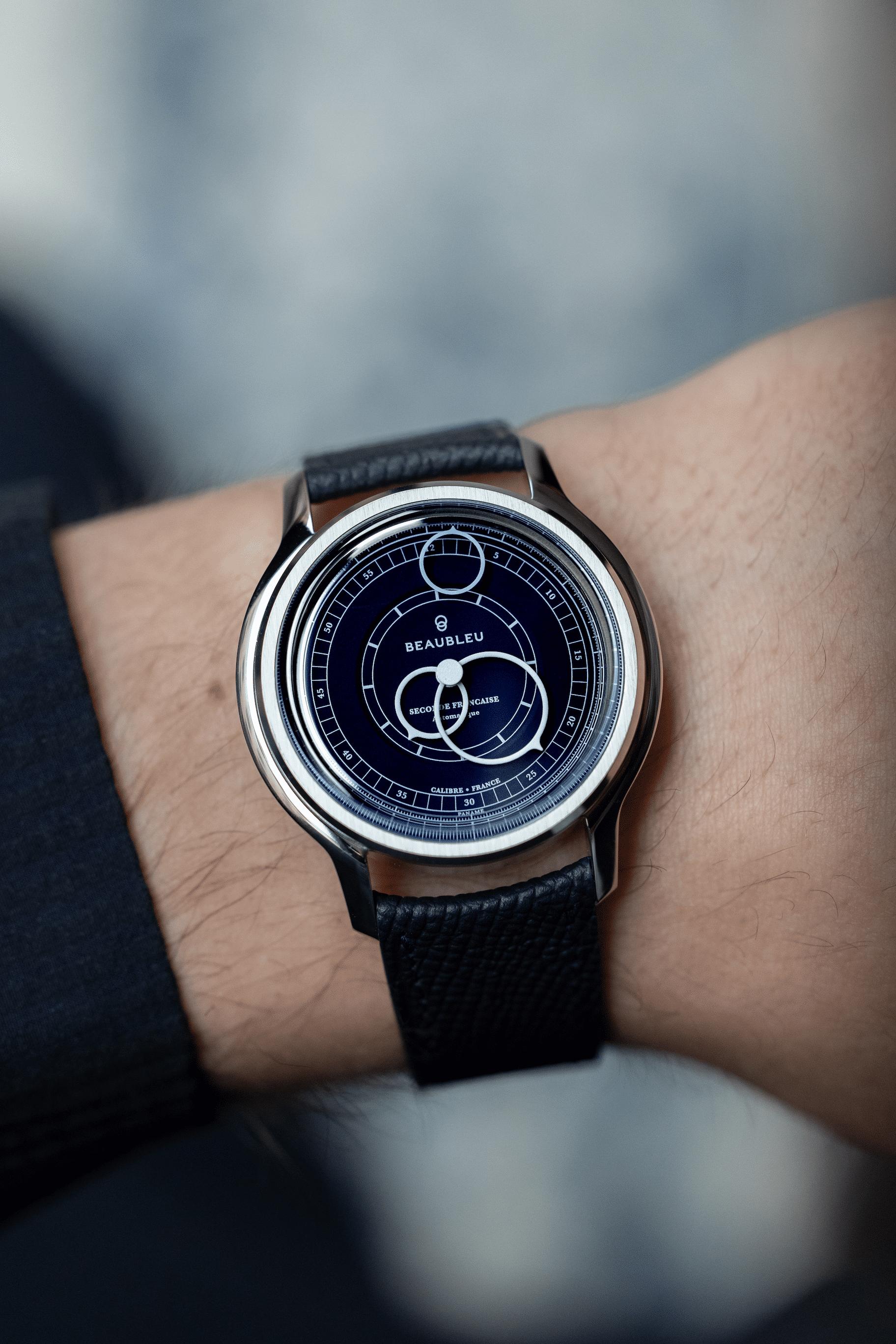 Hodinky Beaubleu Seconde Française 19.24 Midnight Blue