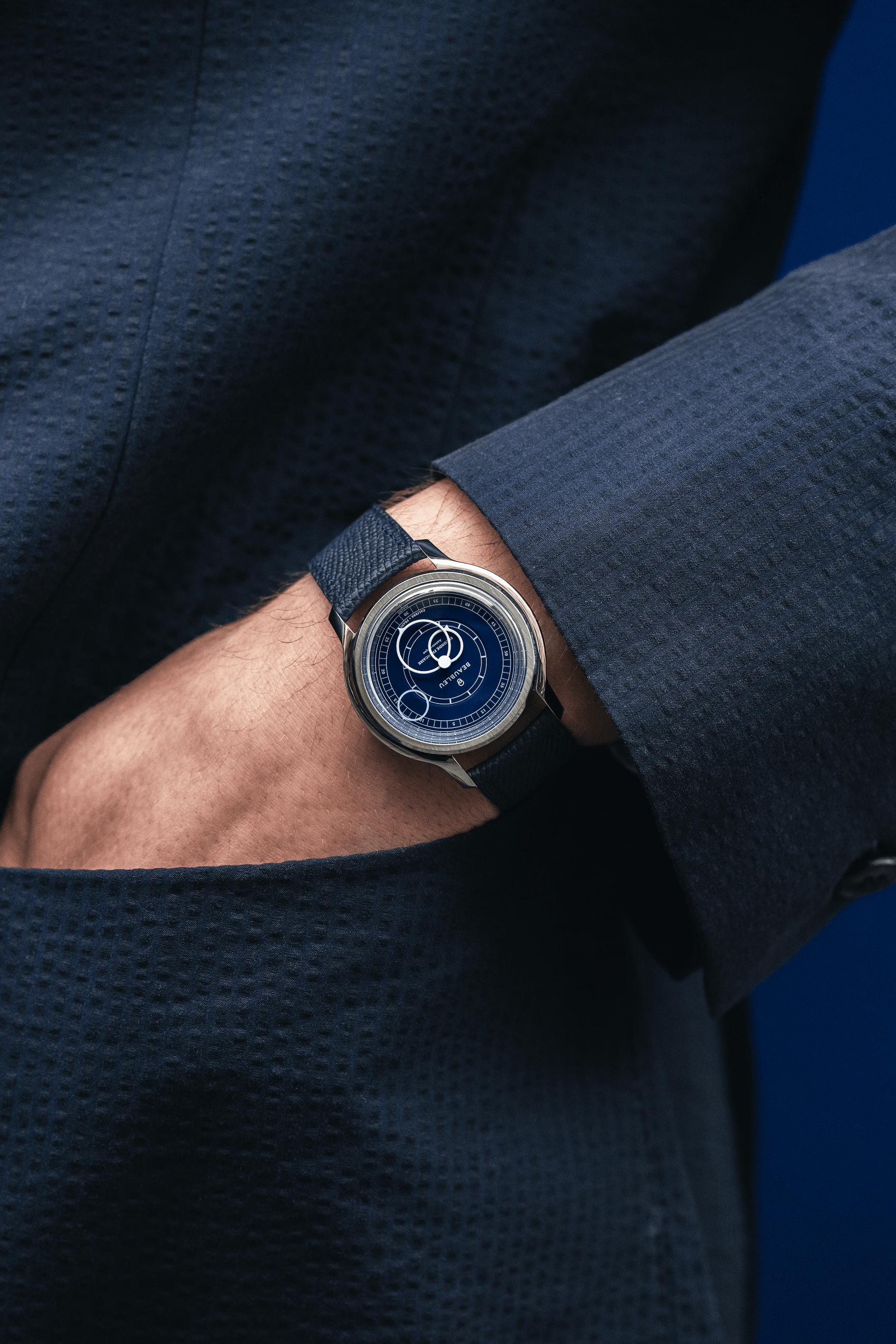 Hodinky Beaubleu Seconde Française 19.24 Midnight Blue