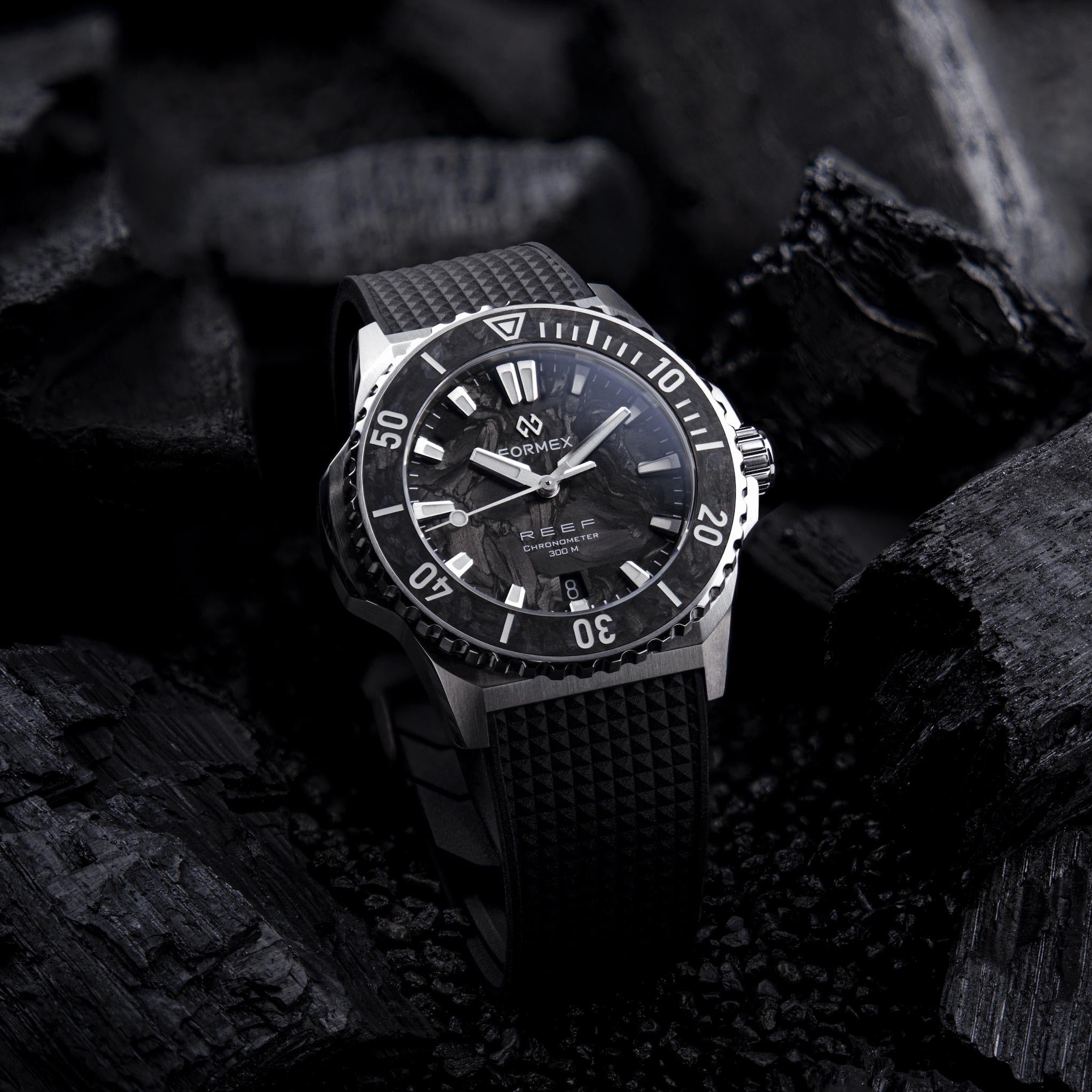 Formex Reef 39.5mm Watches - Forged Carbon
