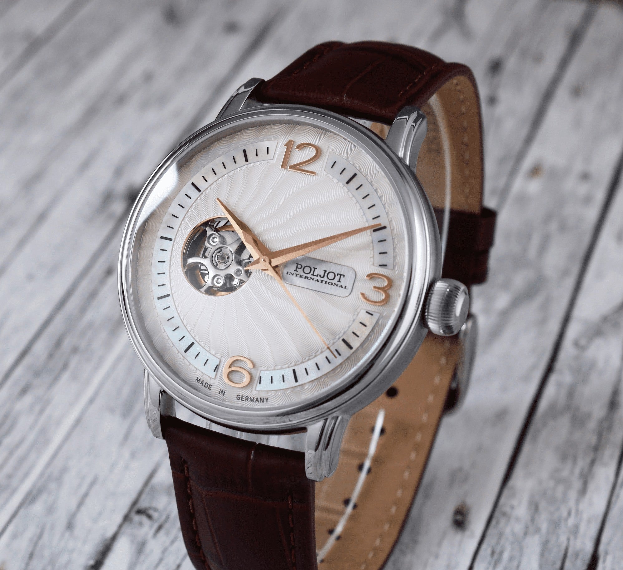 Poljot International Jaros Open Heart 38NH.4280811 Watch