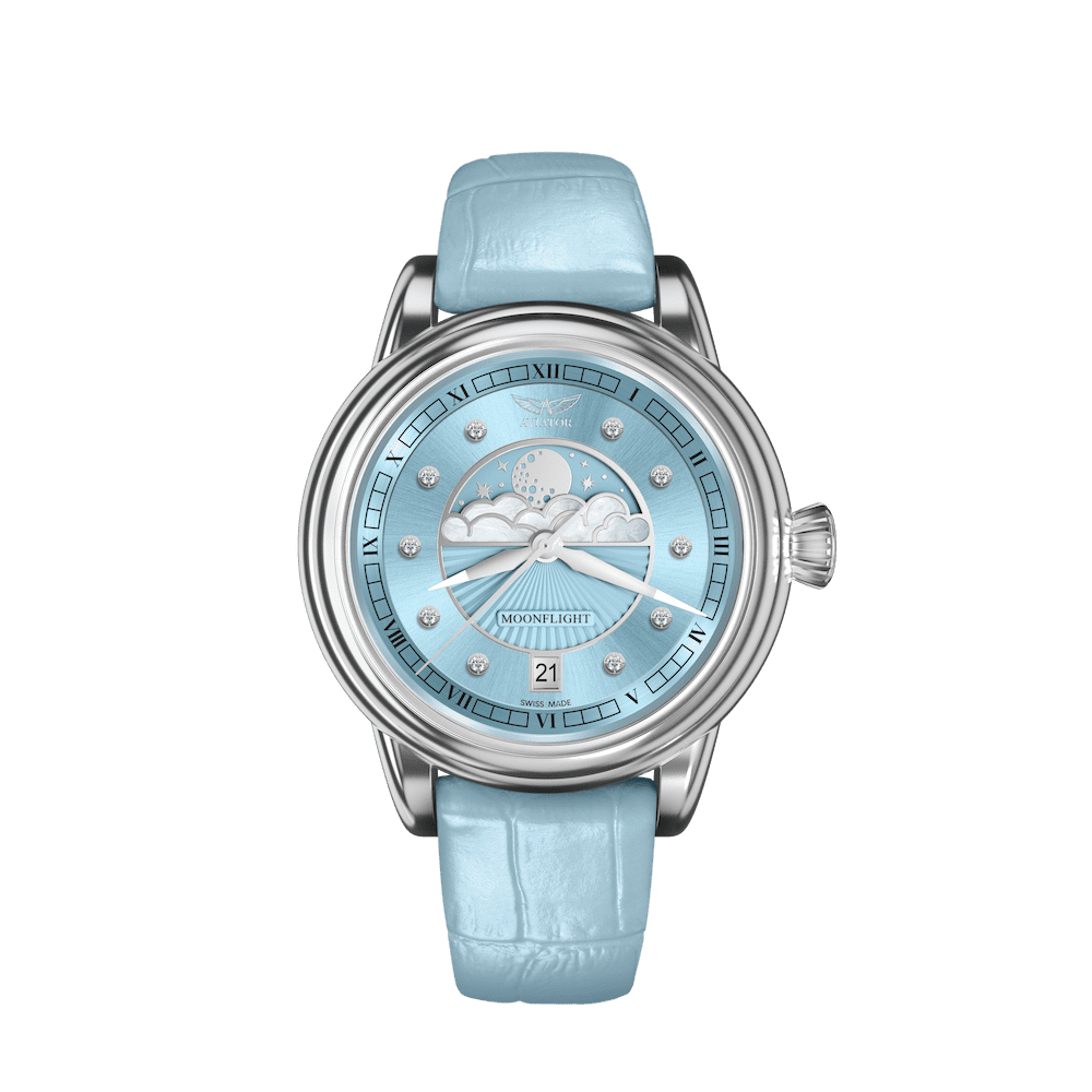 Hodinky Aviator Swiss DOUGLAS MOONFLIGHT V.1.33.0.359.4