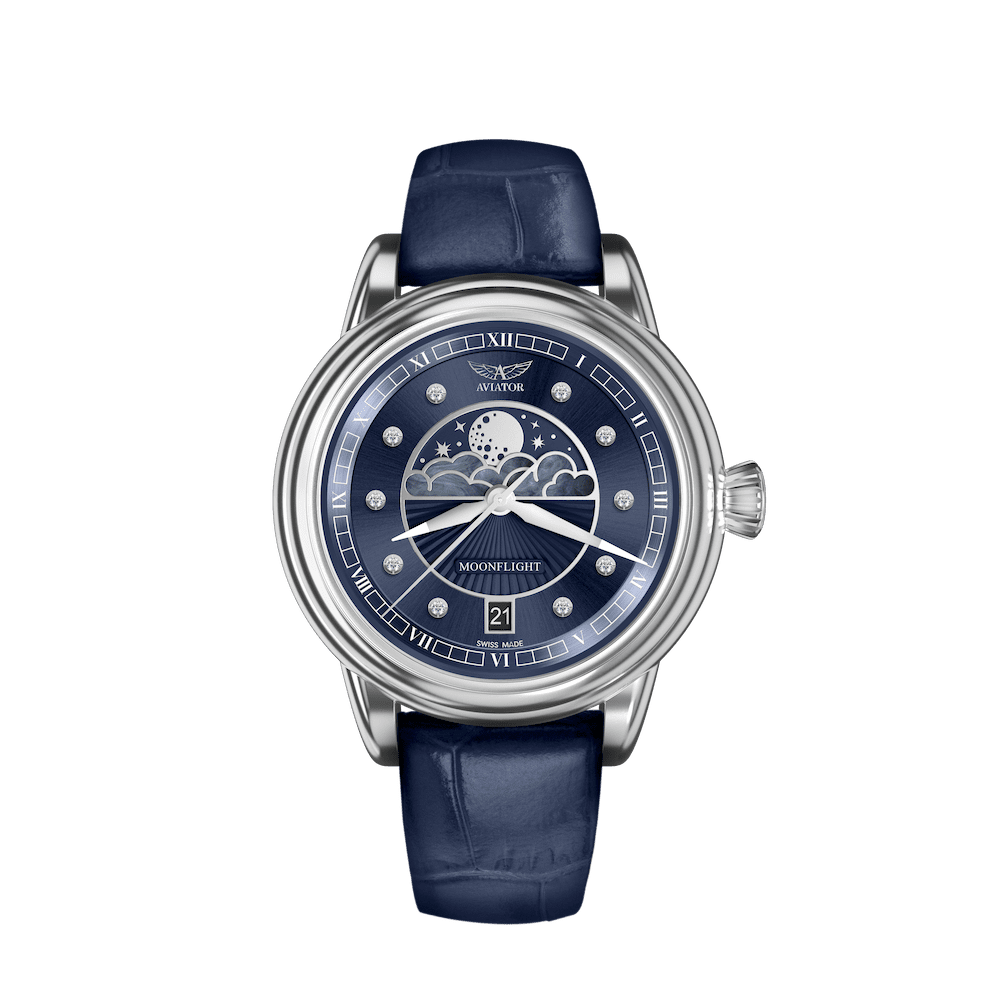 Hodinky Aviator Swiss DOUGLAS MOONFLIGHT V.1.33.0.379.4