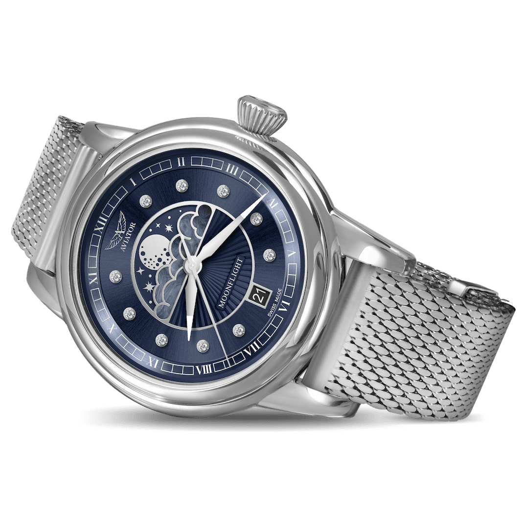 Hodinky Aviator Swiss DOUGLAS MOONFLIGHT V.1.33.0.379.4