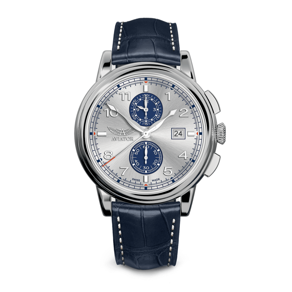 Hodinky AVIATOR SWISS Douglas DC-3 Chronograph V.2.45.0.413.4