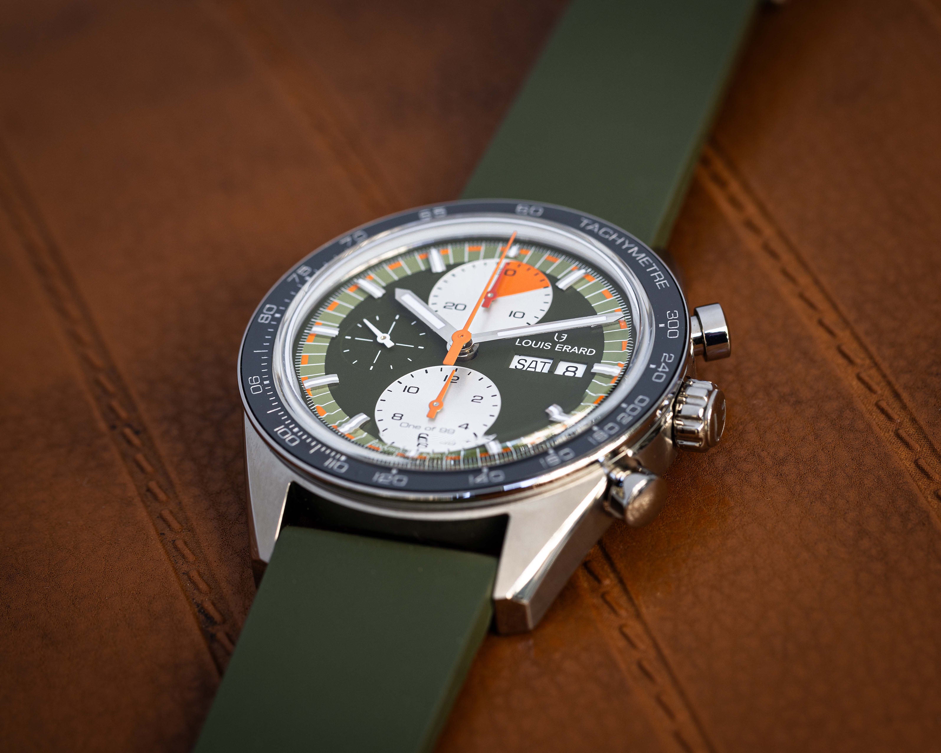 Louis Erard 2300 Sport Chronograph Khaki Watch